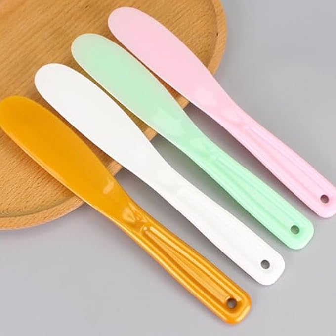 STRBOXONG 4 PIECES FACE MASK APPLICATION STICK PLASTIC APPLICATOR SKIN CARE TOOLS BEAUTY ACCESSORIES FACIAL CARE ACCESSORIES - Image 3